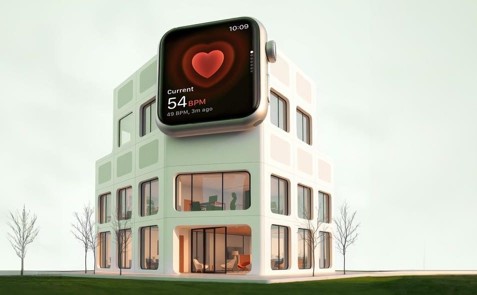 healo Gebäude mit Health-Watch